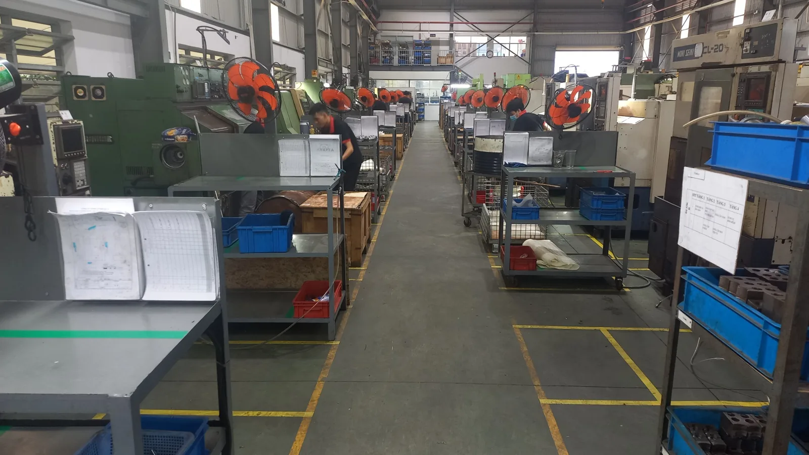 Hiện trường nhà máy sau cải tiến 5S và bố trí mặt bằng