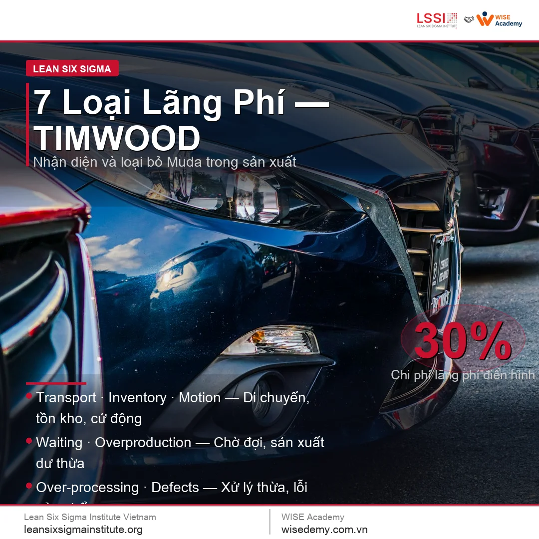 7 loại lãng phí đang âm thầm lấy đi lợi nhuận của bạn mỗi ngày