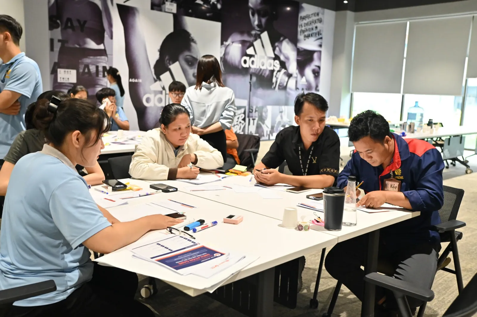 Hiện trường dự án Apache Footwear Group