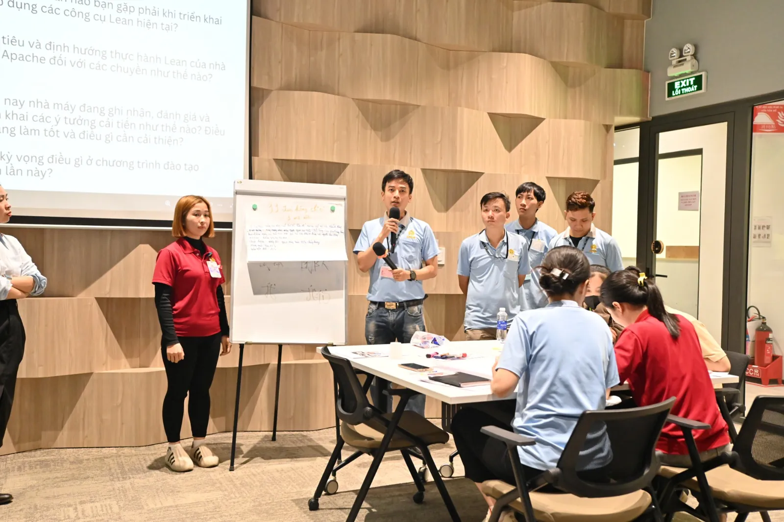 Hiện trường dự án Apache Footwear Group