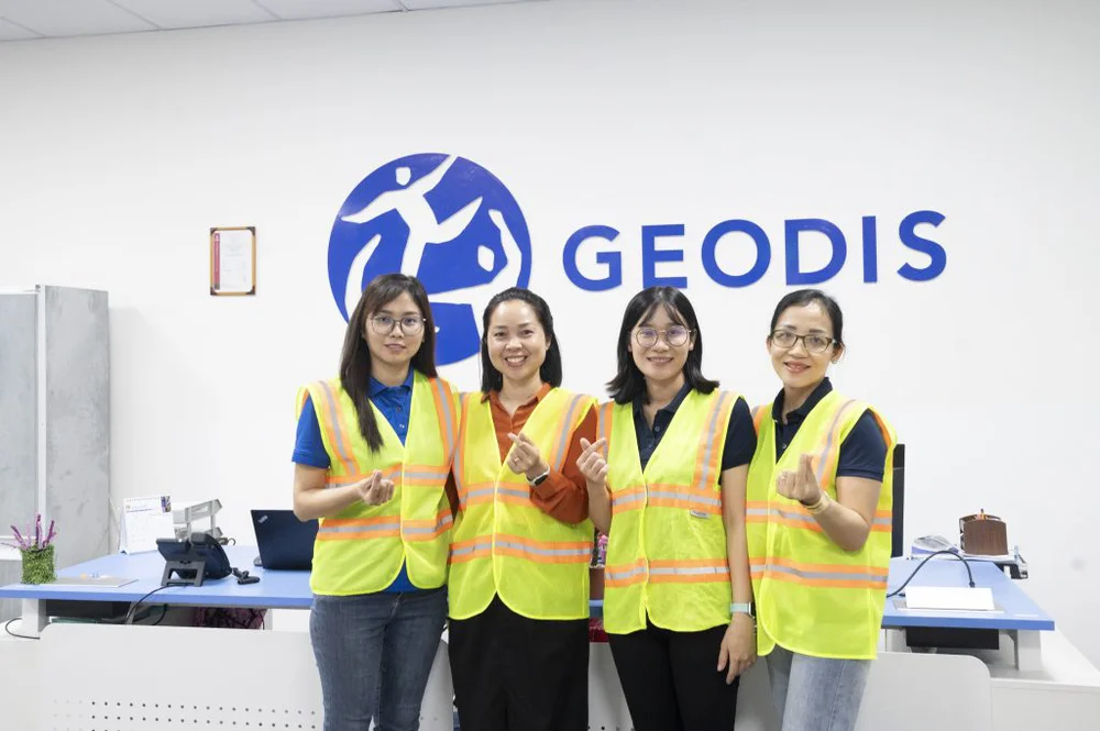 Hiện trường dự án GEODIS Vietnam