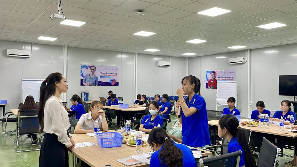 Hiện trường dự án An Giang Samho